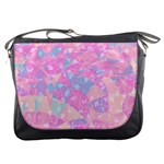 Pink Blue Peach Color Mosaic Messenger Bag
