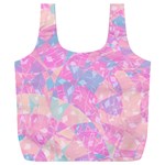 Pink Blue Peach Color Mosaic Full Print Recycle Bag (XXXL)