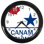 CanAm Highway Shield  Wall Clock (Black)
