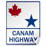 CanAm Highway Shield  Canvas 36  x 48 