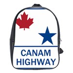 CanAm Highway Shield  School Bag (Large)