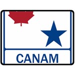 CanAm Highway Shield  Fleece Blanket (Large) 