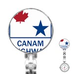 CanAm Highway Shield  Stainless Steel Nurses Watch
