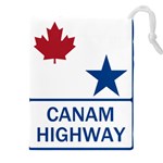 CanAm Highway Shield  Drawstring Pouch (4XL)