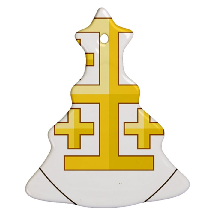 Arms of The Kingdom of Jerusalem Ornament (Christmas Tree) 