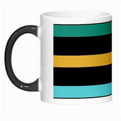 Colorful Mime Black Stripes Morph Mugs by tmsartbazaar