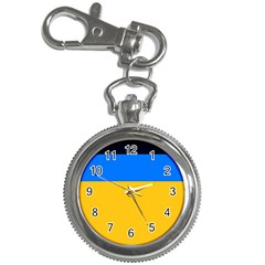 Bright Yellow With Blue Key Chain Watches by tmsartbazaar