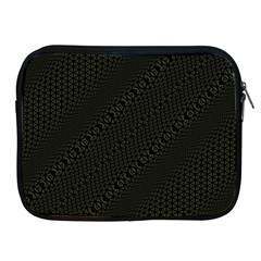 Army Green And Black Netting Apple Ipad 2/3/4 Zipper Cases by SpinnyChairDesigns
