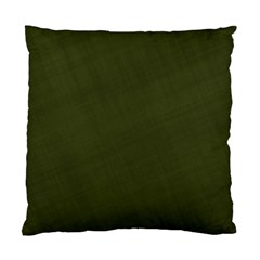 Army Green Color Texture Standard Cushion Case (one Side) by SpinnyChairDesigns