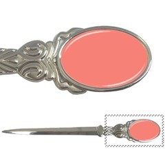 True Coral Pink Color Letter Opener by SpinnyChairDesigns