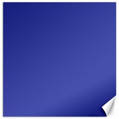 Dark Slate Blue Color Canvas 16  X 16  by SpinnyChairDesigns