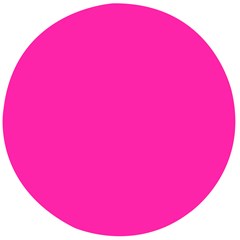 Neon Pink Color Wooden Bottle Opener (round) by SpinnyChairDesigns