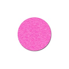 Neon Pink Color Texture Golf Ball Marker by SpinnyChairDesigns