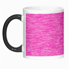Neon Pink Color Texture Morph Mugs by SpinnyChairDesigns
