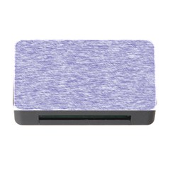 Light Purple Color Textured Memory Card Reader With Cf by SpinnyChairDesigns