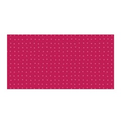 Rose Pink Color Polka Dots Satin Wrap by SpinnyChairDesigns