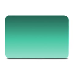 Biscay Green Gradient Ombre Plate Mats by SpinnyChairDesigns
