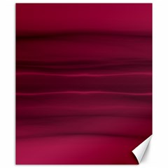 Dark Rose Pink Ombre  Canvas 20  X 24  by SpinnyChairDesigns