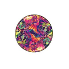 Colorful Boho Abstract Art Hat Clip Ball Marker (4 Pack) by SpinnyChairDesigns