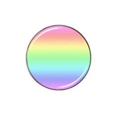 Pastel Rainbow Ombre Hat Clip Ball Marker by SpinnyChairDesigns
