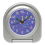 Starry Night Purple Travel Alarm Clock