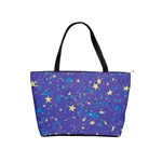 Starry Night Purple Classic Shoulder Handbag