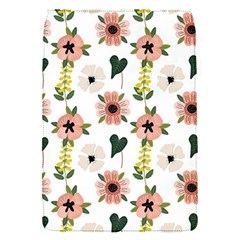 Flower White Pattern Floral Removable Flap Cover (s)