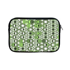 Black Lime Green Checkered Apple Ipad Mini Zipper Cases by SpinnyChairDesigns