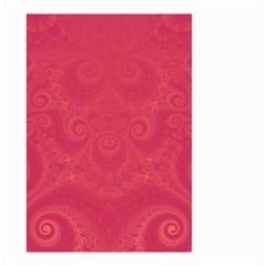 Blush Pink Octopus Swirls Small Garden Flag (two Sides) by SpinnyChairDesigns