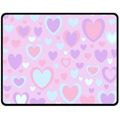 Unicorn Hearts Fleece Blanket (medium) 