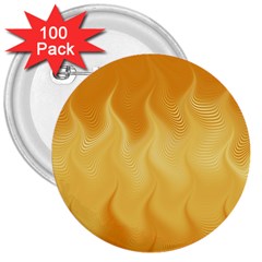 Gold Flame Ombre 3  Buttons (100 Pack)  by SpinnyChairDesigns
