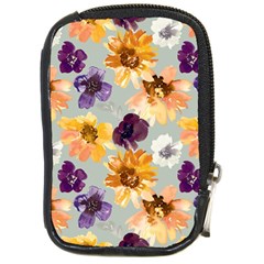 Floral Beauty Compact Camera Leather Case