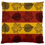 Autumn Leaves Colorful Nature Large Cushion Case (Two Sides)