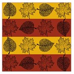 Autumn Leaves Colorful Nature Large Satin Scarf (Square)