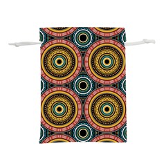 Aztec Multicolor Mandala Lightweight Drawstring Pouch (s) by tmsartbazaar