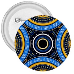 Tribal Zentangle Art 3  Buttons by tmsartbazaar