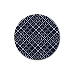 Anchors  Rubber Round Coaster (4 Pack)  by Sobalvarro
