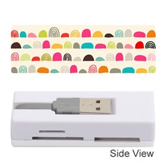 Scandinavian Folk Art Rainbow Road Memory Card Reader (stick) by andStretch