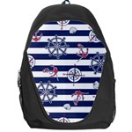 Seamless-marine-pattern Backpack Bag