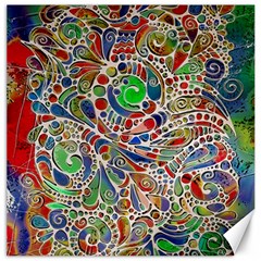 Pop Art - Spirals World 1 Canvas 16  X 16 