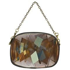 Digital Geometry Chain Purse (one Side) by Sparkle