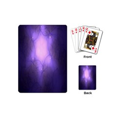 Violet Spark Playing Cards Single Design (mini) by Sparkle