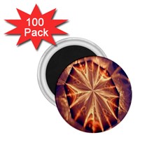 Sun Fractal 1 75  Magnets (100 Pack)  by Sparkle