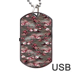 Realflowers Dog Tag Usb Flash (one Side) by Sparkle