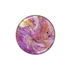 Marbling Abstract Layers Hat Clip Ball Marker (10 Pack) by kaleidomarblingart