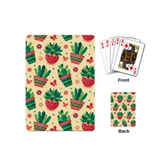 Cactus Love  Playing Cards Single Design (mini) by designsbymallika