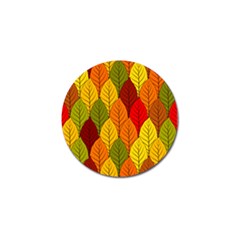 Autumn Leaves Golf Ball Marker by designsbymallika