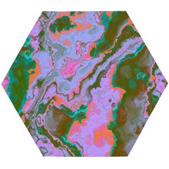 Sour Marble  Wooden Puzzle Hexagon by MRNStudios
