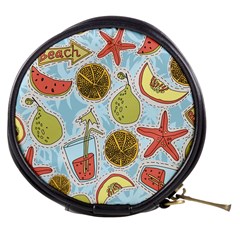 Tropical Pattern Mini Makeup Bag by GretaBerlin