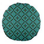 Tiles Large 18  Premium Flano Round Cushions Back